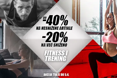 Ostani fit uz popuste do 40%	