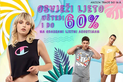 Osvježi ljeto na uz uštedu do 60%
