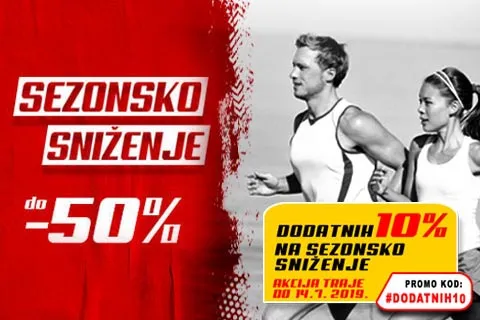 DODATNIH 10% POPUSTA NA PROIZVODE NA SEZONSKOM SNIŽENJU DO 50%