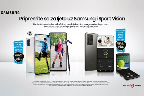 VELIKA LJETNA SAMSUNG I SPORT VISION AKCIJA SJAJNI POPUSTI UZ