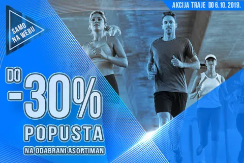 Do 30% na Webu i u trgovinama 