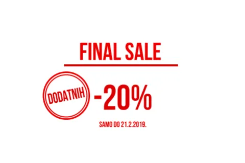 FINAL SALE u Sport Visionu!