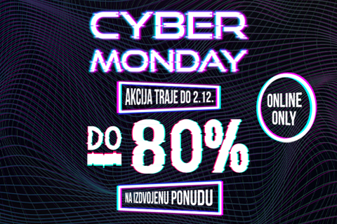 Cyber Monday- do 80%