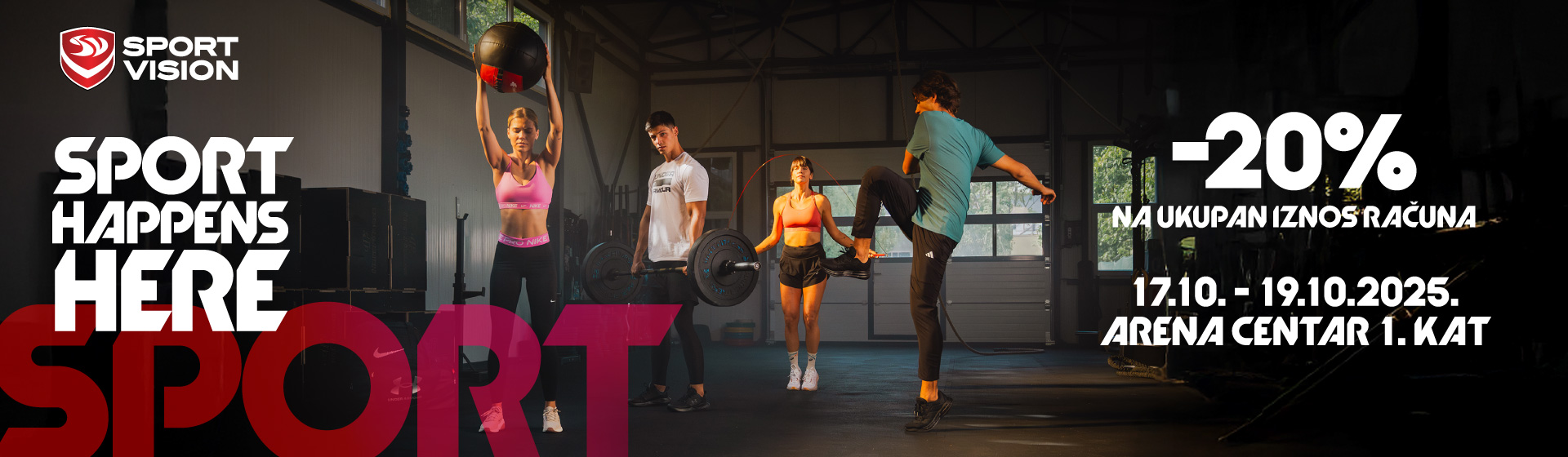 SPORT HAPPENS HERE: Posjeti Arena Centar i doživi vikend u znaku sporta, stila i vrhunskih popusta!