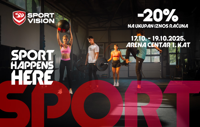 SPORT HAPPENS HERE: Posjeti Arena Centar i doživi vikend u znaku sporta, stila i vrhunskih popusta!