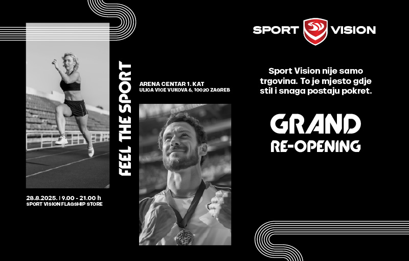 GRAND RE-OPENING SPORT VISION TRGOVINE U ARENA CENTRU