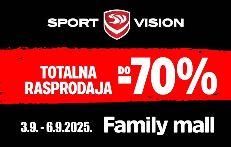 TOTALNA RASPRODAJA U FAMILY MALLU! OD 3. DO 6.9. UGRABI DO -70%!
