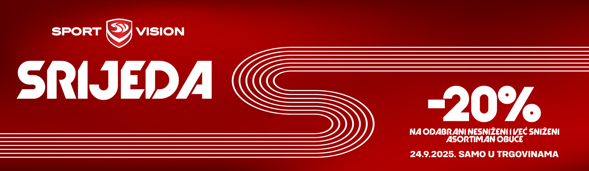 Posljednja Srijeda u mjesecu znak je za Sport Vision najbolje popuste!