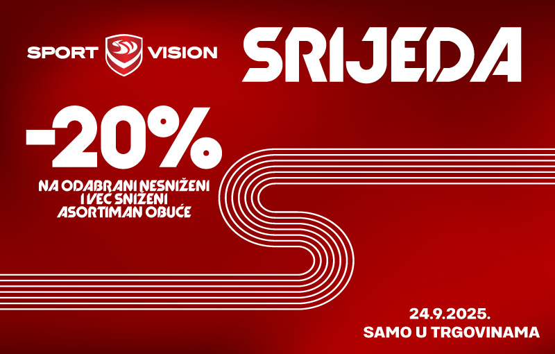 Posljednja Srijeda u mjesecu znak je za Sport Vision najbolje popuste!