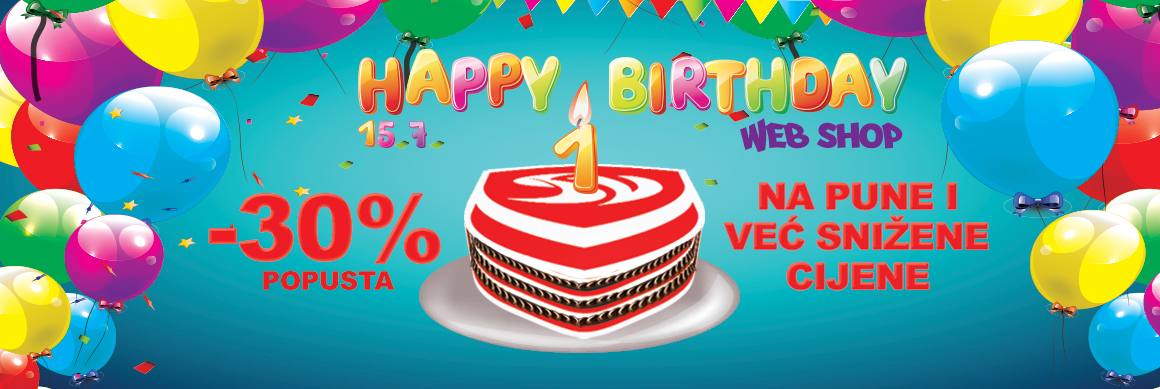 Sretan rođendan Web Shop