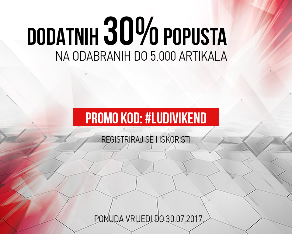 Sportsko vikend ludilo – dodatnih 30% popusta na webu