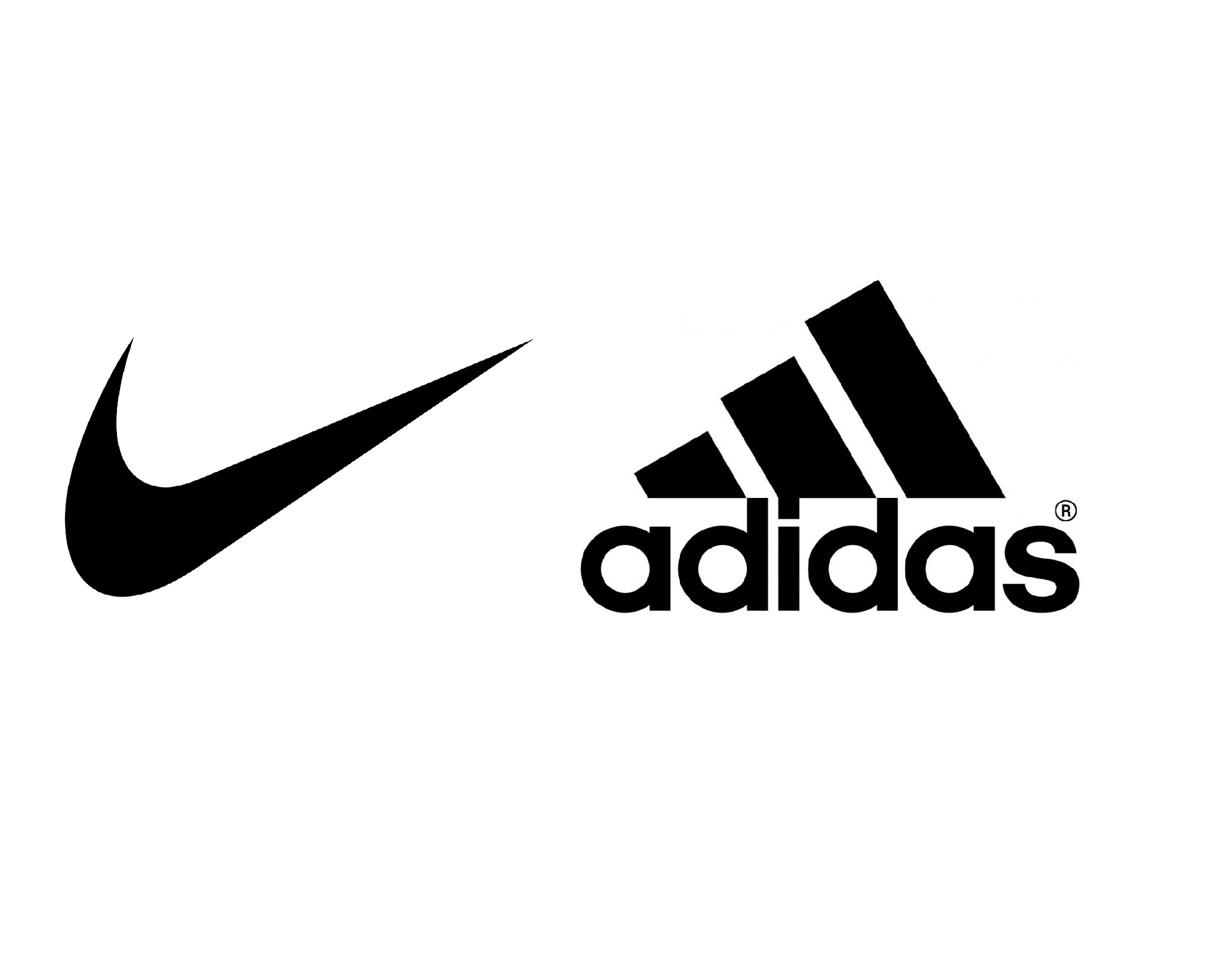 Спортивные лейблы. Адидас vs найк. Nike adidas. Найк против адидас. Nike adidas Reebok Puma.