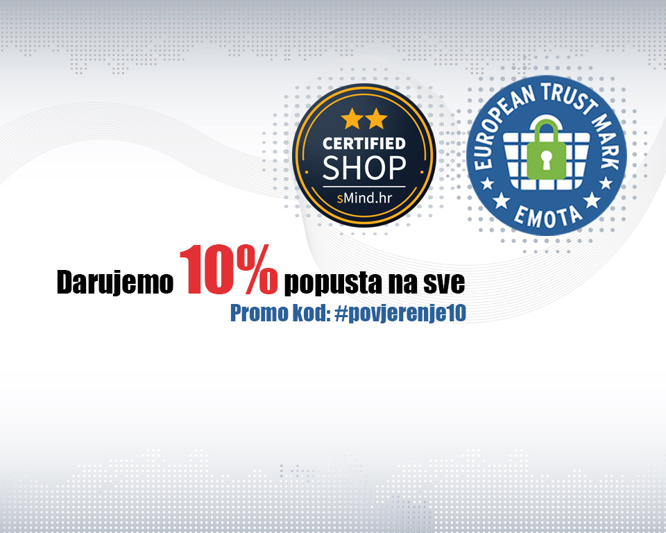 Certified Shop® oznaka – proslavite s nama i iskoristite 10% popusta na SVE