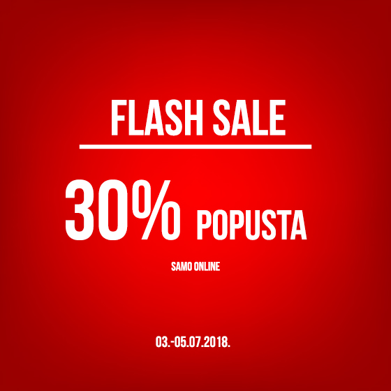 Novi Flash Sale s 30% popusta na web shopu!