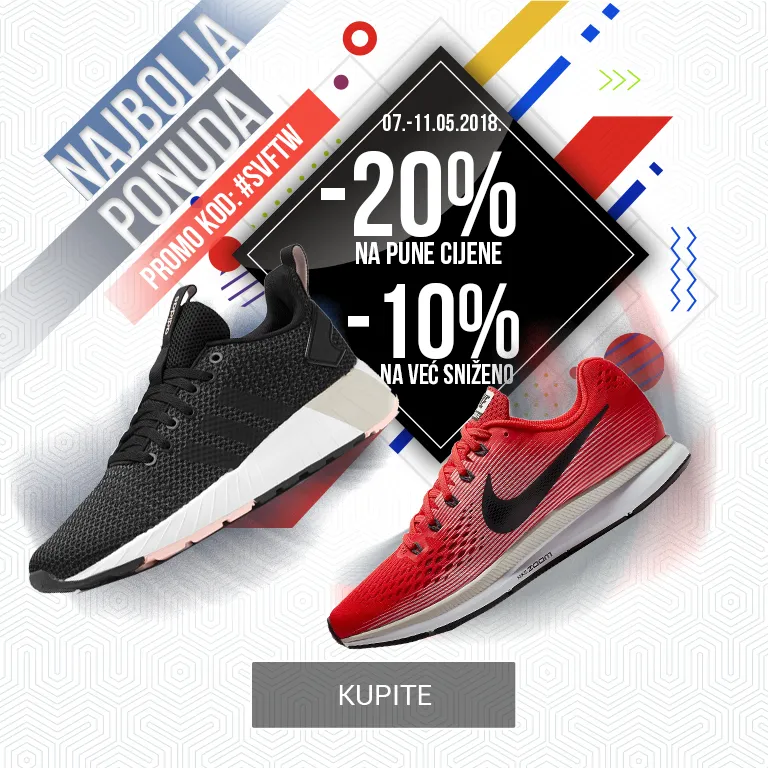 Pet dana popusta na odabrane modele obuće