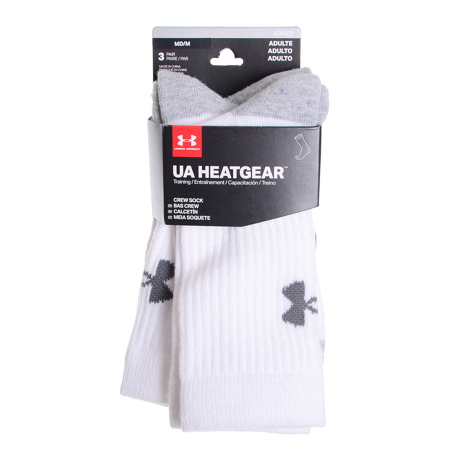 UNDER ARMOUR ARAPE HEATGEAR TECH CREW 3PK Sport Vision