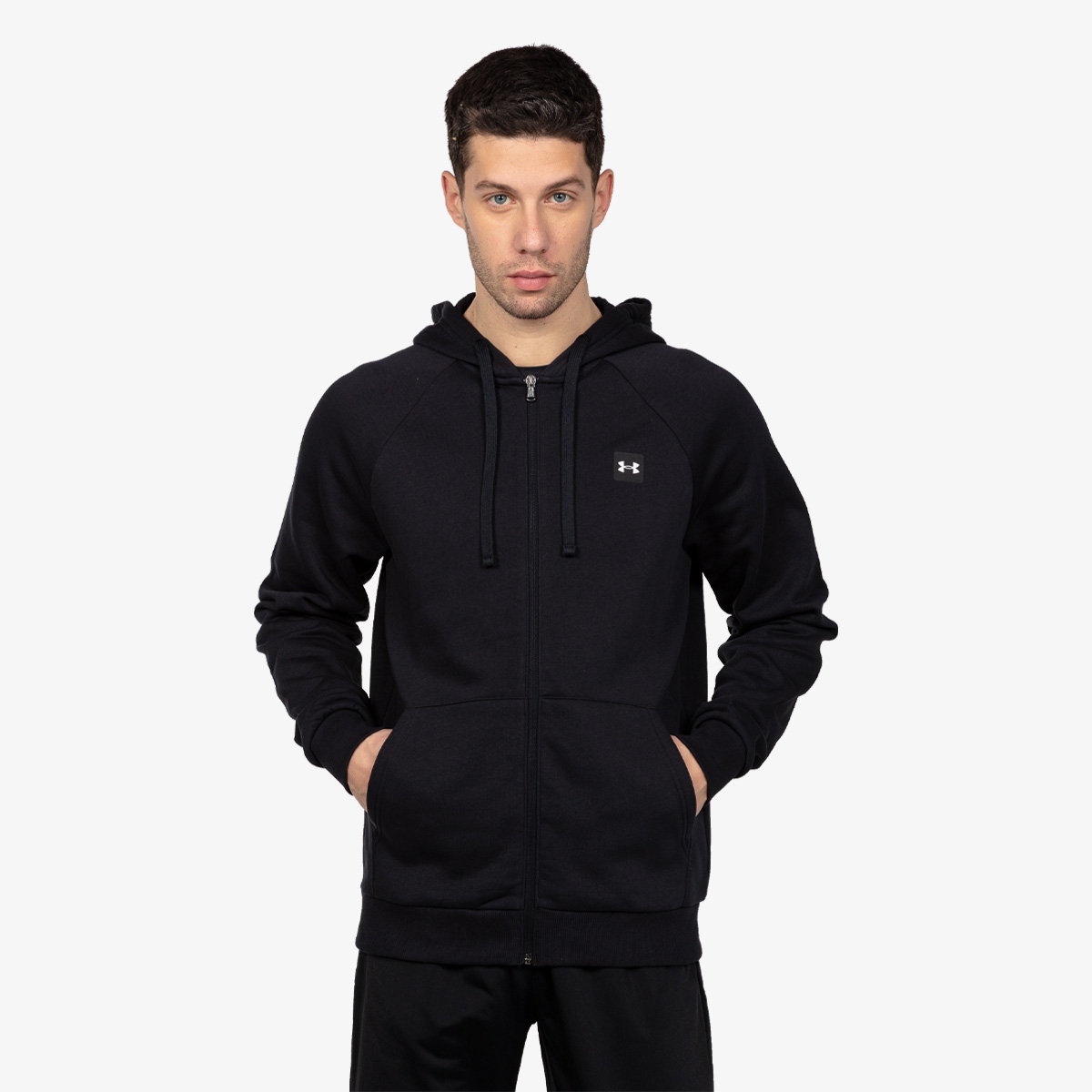 UNDER ARMOUR MAJICA S KAPULJA OM NA PATENT Rival Fleece Full Zip