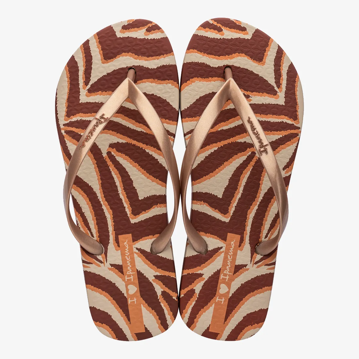 Infradito Donna Ipanema Animal Print, Colore Verde, Tacco Normale, Comode E Leggere Per L'Estate