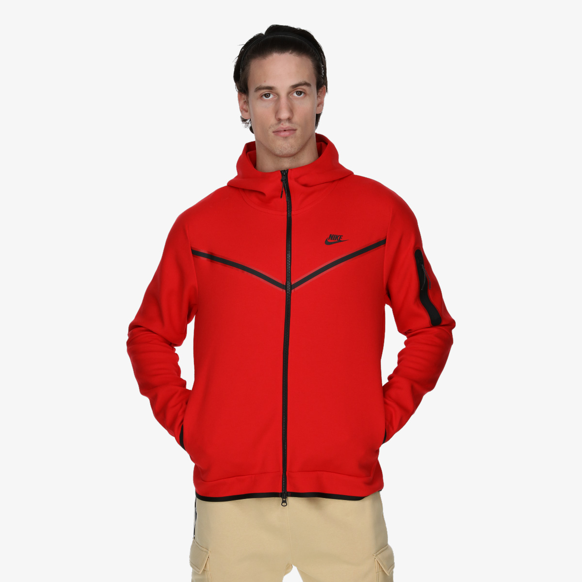 Nike Majica s kapulja om s patentom Sportswear Tech Fleece Full Zip Sport Vision