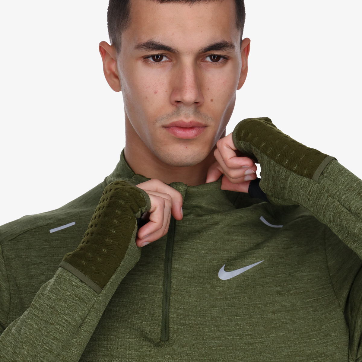 NIKE MAJICA DUGIH RUKAVA S POLU PATENTOM Therma-FIT Repel Element | Sport  Vision