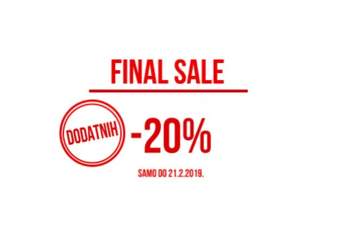 FINAL SALE u Sport Visionu!