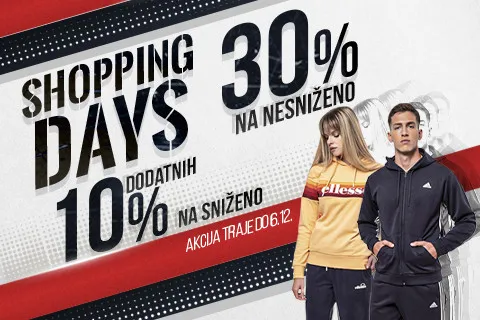 Shopping days na Sport Vision webu