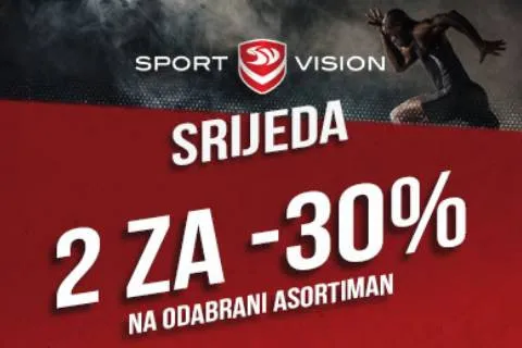 Zadnja srijeda u mjesecu donosi najbolje pogodnosti u Sport Vision trgovinama
