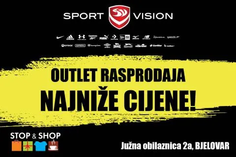 SPORT VISION OUTLET RASPRODAJA - BJELOVAR