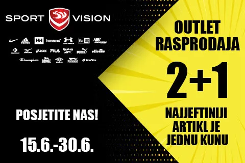 SPORT VISION 2+1 GRATIS AKCIJA U OUTLETIMA