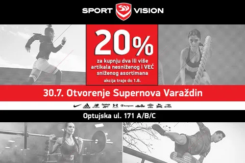 SPORT VISION OTVARA SVOJA 33. VRATA U SUPERNOVI VARAŽDIN
