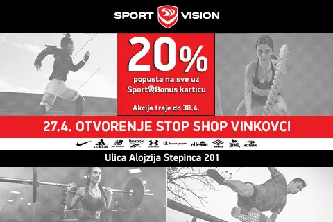 SPORT VISION SLUŽBENO NA 41. LOKACIJA DILJEM HRVATSKE!