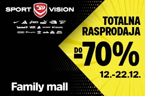 OGROMNA RASPRODAJA U FAMILY MALL-U!
