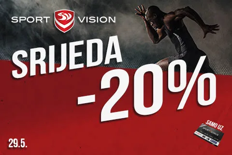SPORT VISION SRIJEDA DONOSI NEVJEROJATNE POPUSTE!