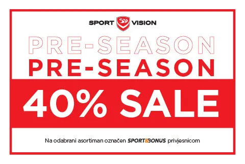 Predsezonsko sniženje u Sport Vision trgovinama i online!