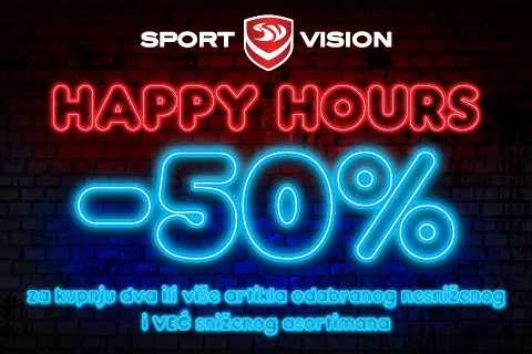 SPORT VISION PRIPREMIO JE  HAPPY HOURS AKCIJU KOJA SE NE PROPUŠTA!