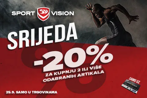 Stigla je još jedna Sport Vision Srijeda s ludim popustima!