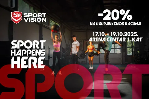 SPORT HAPPENS HERE: Posjeti Arena Centar i doživi vikend u znaku sporta, stila i vrhunskih popusta!
