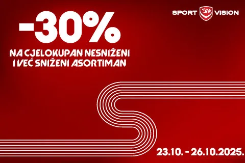 EKSKLUZIVNO: -30% NA CJELOKUPAN ASORTIMAN NA ČAK 4 LOKACIJE!