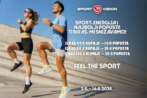SPORT, ENERGIJA I NAJBOLJI POPUSTI! TI BIRAŠ, MI SNIŽAVAMO!