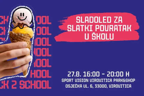 BESPLATNI SLADOLED ZA SLATKI POVRATAK U ŠKOLU!