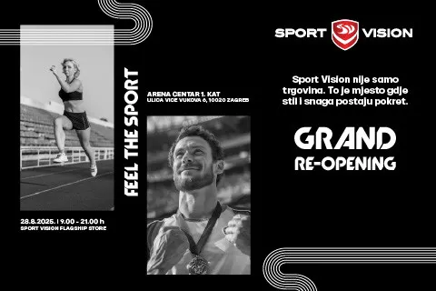GRAND RE-OPENING SPORT VISION TRGOVINE U ARENA CENTRU