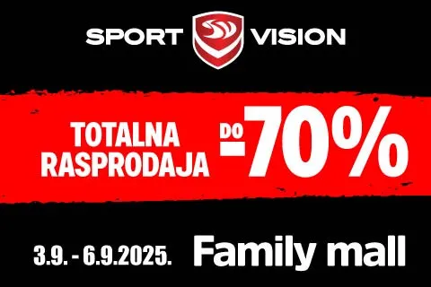 TOTALNA RASPRODAJA U FAMILY MALLU! OD 3. DO 6.9. UGRABI DO -70%!