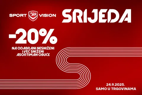 Posljednja Srijeda u mjesecu znak je za Sport Vision najbolje popuste!