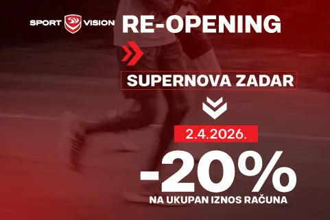 SPORT VISION ZADAR SUPERNOVA PONOVNO OTVARA SVOJA VRATA!