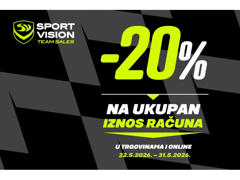 SVE ZA TIM NA JEDNOM MJESTU! Otvorenje Team Salesa uz -20% na ukupan iznos računa!