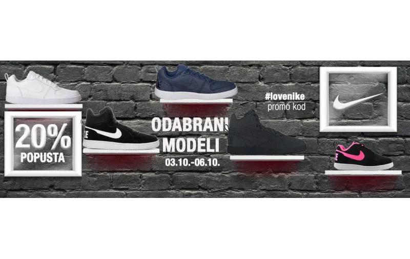 Koje Nike vi birate? Darujemo 20% popusta
