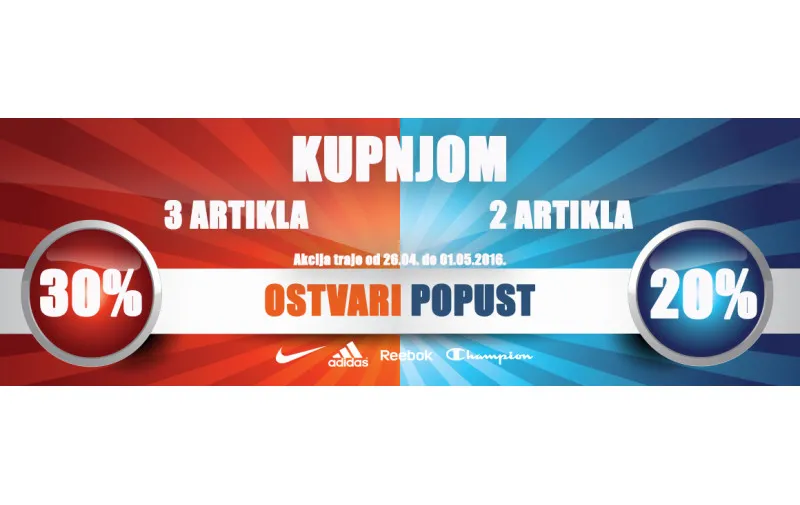 Kupujete više artikala? Ne propustite akciju!