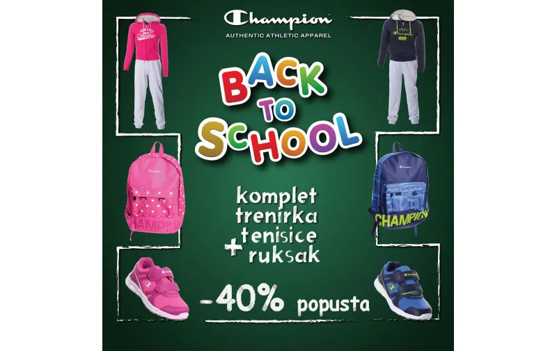 Kombinacija za 5! Opremite školarce i uštedite 40%