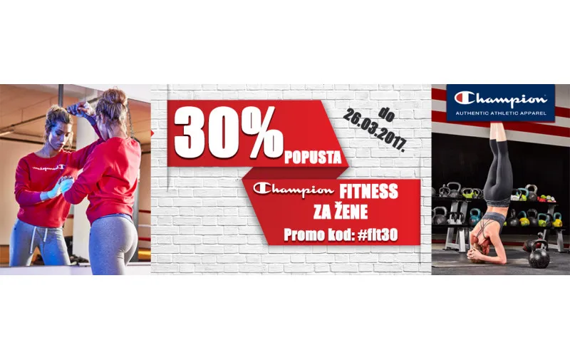 Krećemo na trening i darujemo 30% popusta