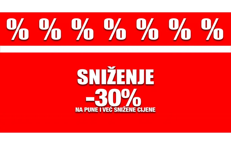 Dodatno web vikend sniženje